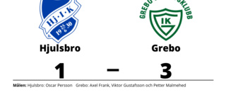 Tuff match slutade med seger för Grebo mot Hjulsbro