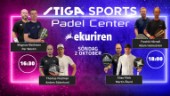 SÖNDAG 16.30: Dubbla matcher från Stiga Sports Padel Center