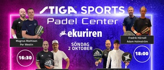 Dubbla matcher från Stiga Sports Padel Center