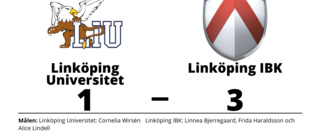 Linköping IBK vann mot Linköping Universitet på bortaplan