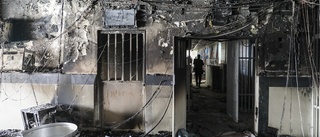 Inga skadade svenskar i fängelsebrand i Iran