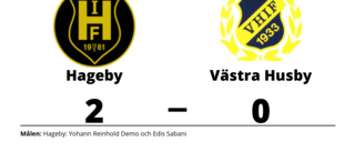 Hageby vann tidiga seriefinalen mot Västra Husby