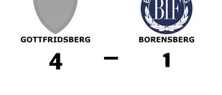 Gottfridsberg segrare hemma mot Borensberg