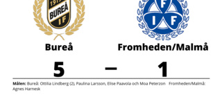 Ottilia Lindberg gjorde två mål när Bureå vann
