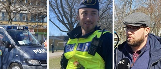 LIVE: Inga nya upplopp – istället kärleksbombades polisen under Åkessons besök i Skäggetorp