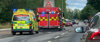 Två bilar krockade i Linköping