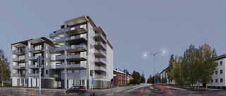 Nytt bostadskomplex tar form i Luleå