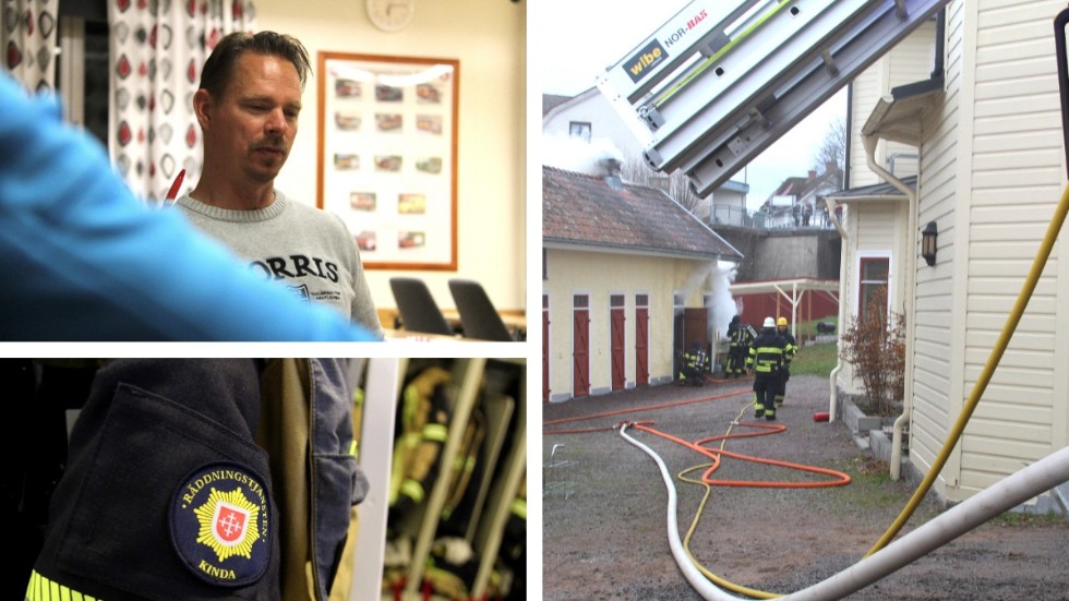 Skyddsombudet Patrik Karlsson är glad över att förslaget om att sänka brandmännens löner stryks. Samtidigt oroas han över att sparkravet kvarstår.