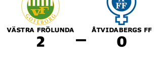Åtvidabergs FF förlorade första matchen mot Västra Frölunda