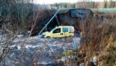 Trafikkaos i Västerbotten efter skyfallen
