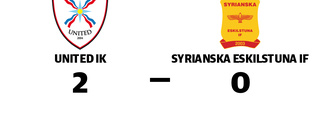 Syrianska Eskilstuna IF föll mot United IK på bortaplan