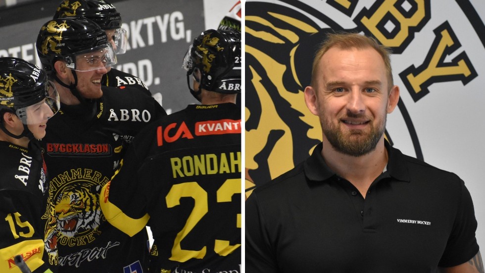 Vimmerby Hockey och sportchefen Morgan Persson kan andas ut. Första målsättningen med att nå Allettan är uppfylld. 