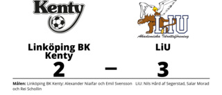Stark seger för LiU i toppmatchen mot Linköping BK Kenty