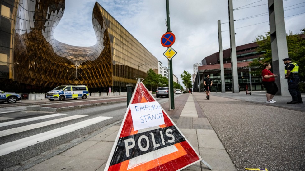 Den 19 augusti förra året mördades en 31-årig gängledare inne i köpcentret Emporia i Malmö och samtidigt skadades en kvinna svårt. Arkivbild.