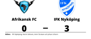 IFK Nyköping tog kommandot från start mot Afrikansk FC