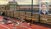 Skadegörelse mot nya aktivitetsparken – vandaler slog sönder bänkar: "Det är rätt klart att det är några ungdomar"