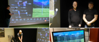 Golfsimulator i stan ger möjlighet att spela golf året runt: "Garanterar data som är 99 procent korrekt"