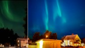 BILDSPEL: Mäktigt norrsken dansade på Skelleftehimlen under årets första kväll – se bilderna här