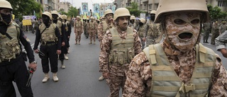 Iransk milis syns skjuta mot bostäder