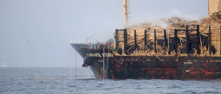 Kvarglömd kabel orsakade fartygsbrand