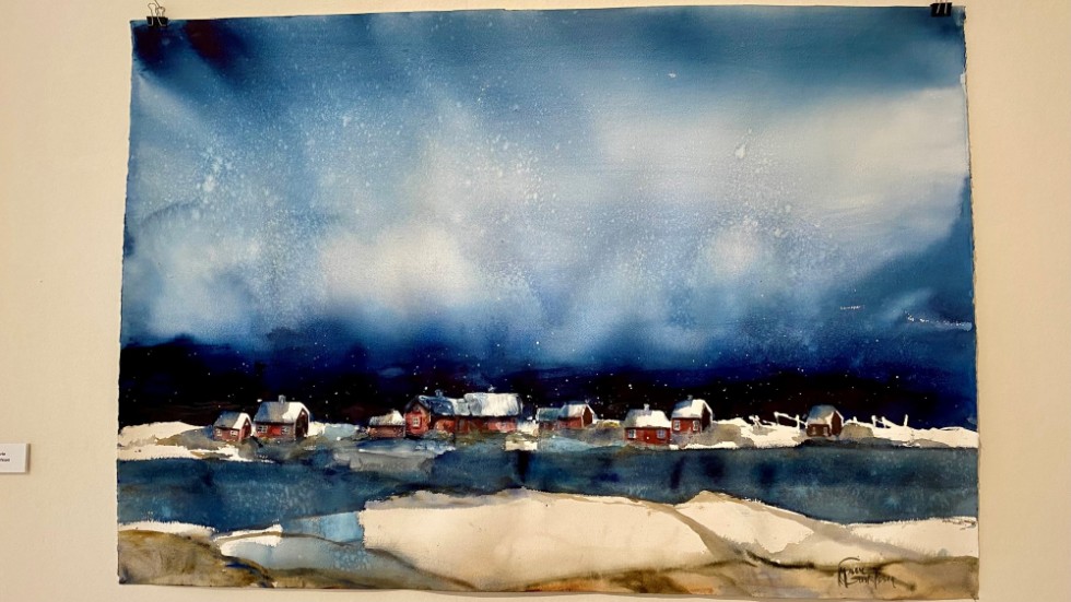 Besökssuccé för årets Vintersalong i Katrineholm här är konstverket