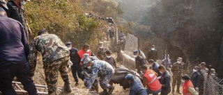 Nära 70 döda i flygplanskraschen i Nepal