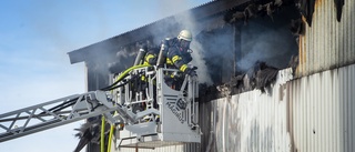 Väggbrand i övergiven industrilokal: "Kan vara anlagd"