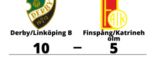 Första segern för säsongen för Derby/Linköping B
