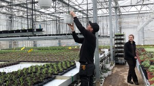 Fullt upp på handelsträdgården inför vårsäsongen