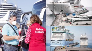 HELA LISTAN • Så många kryssningar planeras angöra Visby i år • Mest intensiva kryssningsmånaden – och dagen