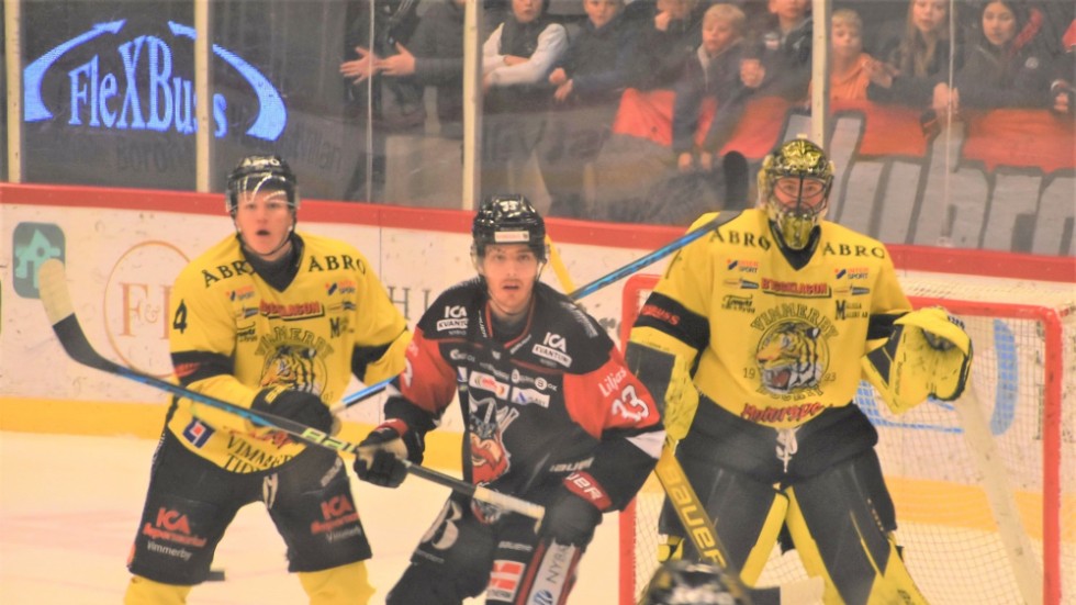 Robin Christoffersson och Johan Norberg var två av Vimmerbys bästa spelare under söndagen.