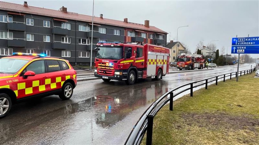 Olyckan inträffade vid Västra Långgatan i Hultsfred.