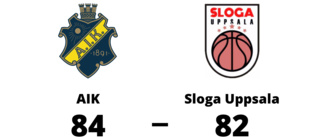 Sloga Uppsala vann semifinalen i Superettan mot AIK