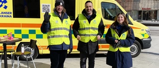 Ambulansen väckte nyfikenhet på Stora Torget – initiativet bakom