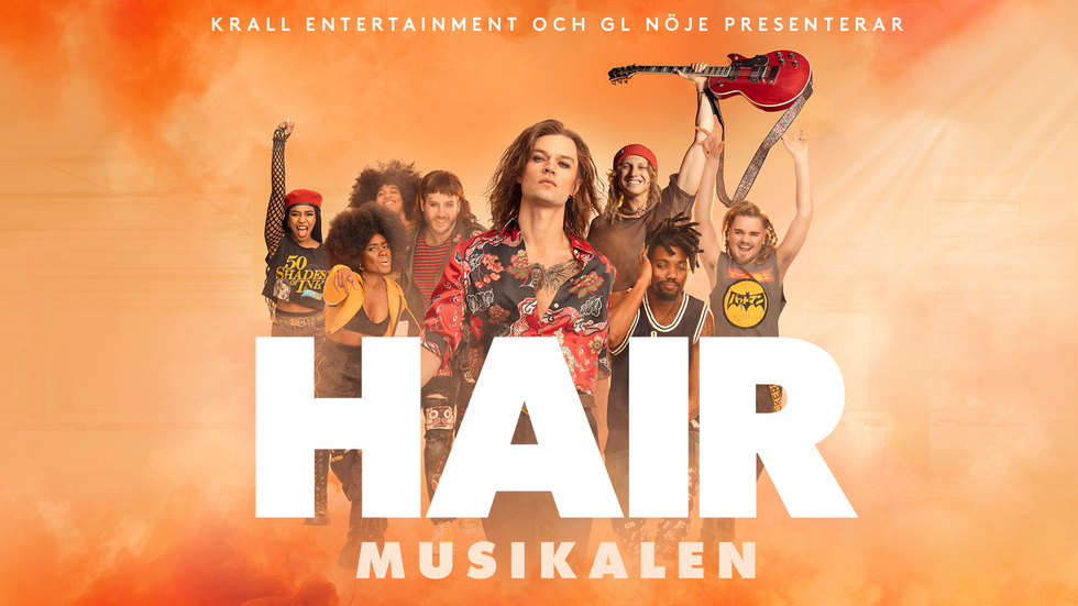 The musical "Hair" will be performed at Sara kulturhus on Friday and Saturday.