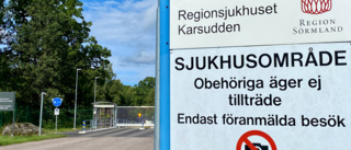 Patient hittades blodig på sjukhusområdet