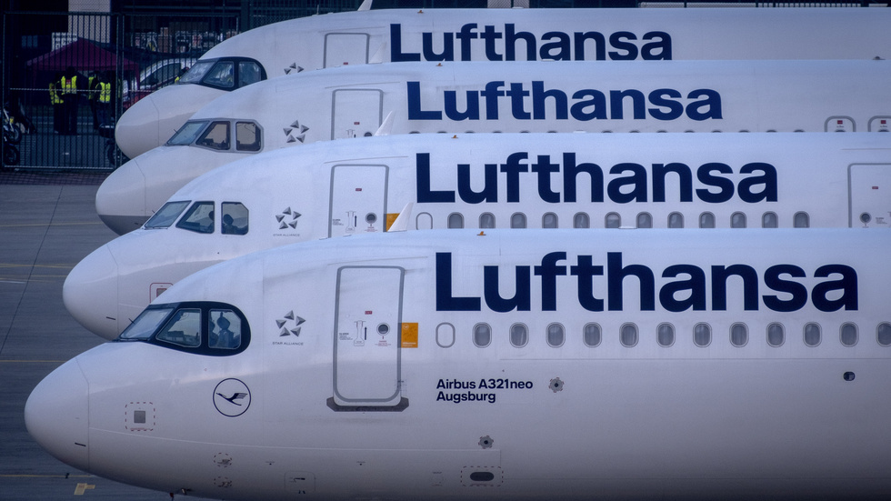 Kabinpersonal på Lufthansa ska strejka under två dagar. Arkivbild.