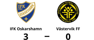 IFK Oskarshamn för tuffa för Västervik FF - förlust med 0-3