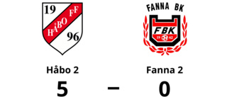 Bortaförlust för Fanna 2 - 0-5 mot Håbo 2