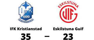 Eskilstuna Guif utklassat av IFK Kristianstad borta - med 23-35