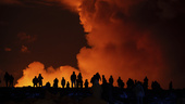 Vulkanexpert: Risk för giftig gas från lavan