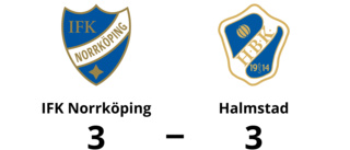 IFK Norrköping i ledning i halvtid – tappade segern mot Halmstad