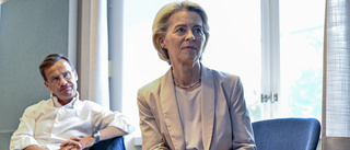 Kristersson gratulerar von der Leyen