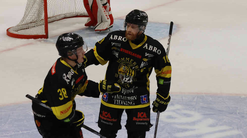 Jakob Karlsson spelade fram Eddie Levin till det viktiga 1-0-målet för VH.