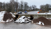 Snön grusade planerna för vägjobbet – men snart kommer asfalten 
