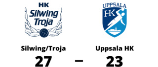 Förlust för Uppsala HK mot Silwing/Troja med 23-27