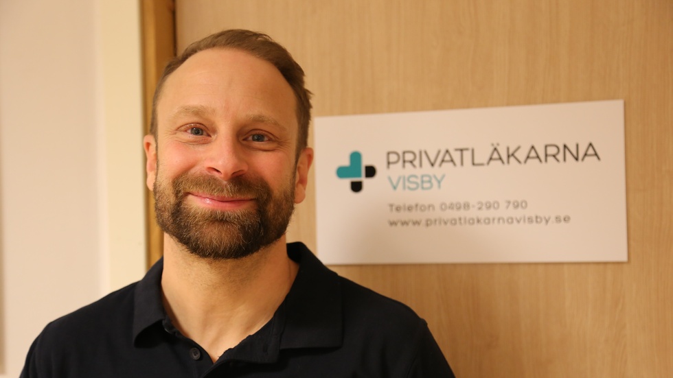    Erik Lindberg startade och driver Privatläkarna Visby