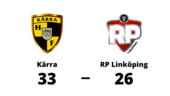 Förlust för RP Linköping mot Kärra med 26-33