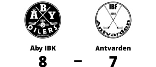 Antvarden besegrade på bortaplan av Åby IBK
