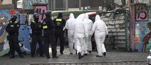 Skottlossning i Berlin - misstänkt jakt efter terrorister